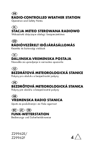 Návod Auriol IAN 48999 Meteostanica