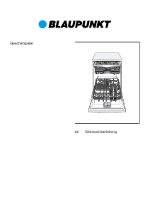 Bedienungsanleitung Blaupunkt 5VF 771IA Geschirrspüler