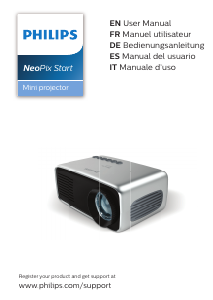 Manual Philips NPX240 NeoPix Start Projector