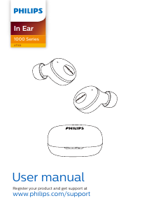 Manual Philips TAUT102BK Headphone