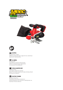 Bruksanvisning Meec Tools 005-203 Hyvel