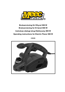 Bruksanvisning Meec Tools 030-206 Høvel