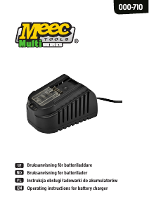 Bruksanvisning Meec Tools 007-483 Batterilader