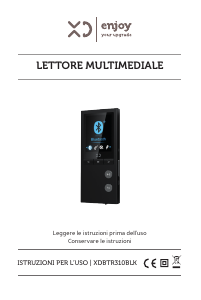 Manuale XD XDBTR310BLK Lettore Mp3