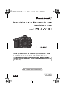 Mode d’emploi Panasonic DMC-FZ2000EF Lumix Appareil photo numérique