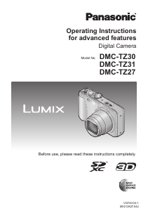 Manual Panasonic DMC-TZ27EC Lumix Digital Camera