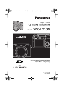 Manual Panasonic DMC-LC1GN Lumix Digital Camera