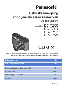 Handleiding Panasonic DC-TZ91EP Lumix Digitale camera