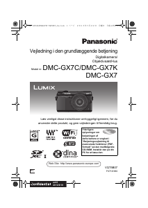 Brugsanvisning Panasonic DMC-GX7KEC Lumix Digitalkamera