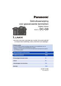 Handleiding Panasonic DC-G9EF Lumix Digitale camera