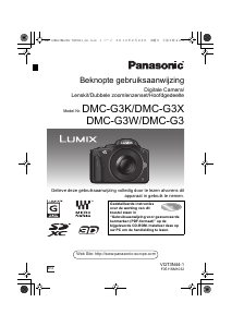 Handleiding Panasonic DMC-G3EG Lumix Digitale camera