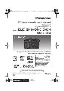 Kasutusjuhend Panasonic DMC-GH3H Lumix Digitaalne kaamera