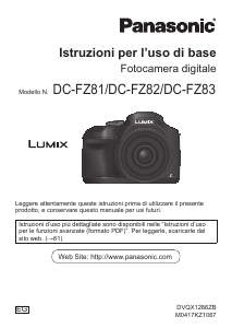 Manuale Panasonic DC-FZ82EG Lumix Fotocamera digitale