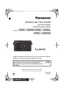 Manuale Panasonic DMC-GM5WEG Lumix Fotocamera digitale