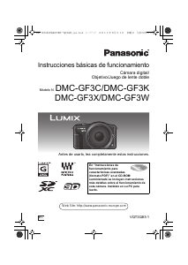 Manual de uso Panasonic DMC-GF3XEC Lumix Cámara digital