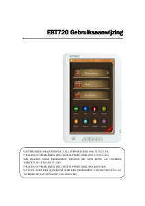 Handleiding DIFRNCE EBT720 E-reader