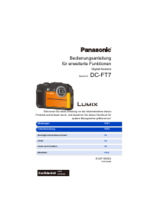 Bedienungsanleitung Panasonic DC-FT7EG Lumix Digitalkamera