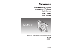 Manual Panasonic DMC-TZ19EG Lumix Digital Camera