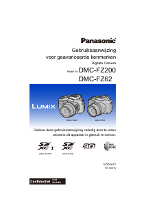Handleiding Panasonic DMC-FZ62EP Lumix Digitale camera