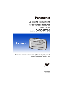 Manual Panasonic DMC-FT30GC Lumix Digital Camera