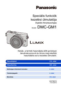 Használati útmutató Panasonic DMC-GM1 Lumix Digitális fényképezőgép