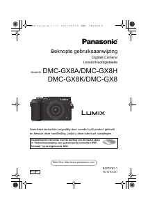 Handleiding Panasonic DMC-GX8EG Lumix Digitale camera