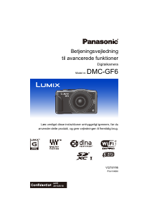Brugsanvisning Panasonic DMC-GF6EC Lumix Digitalkamera