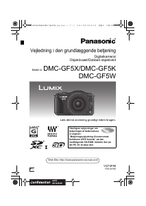 Brugsanvisning Panasonic DMC-GF5KEC Lumix Digitalkamera