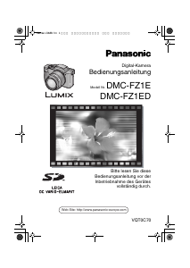Bedienungsanleitung Panasonic DMC-FZ1ED Lumix Digitalkamera
