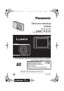 Instrukcja Panasonic DMC-FS15 Lumix Aparat cyfrowy