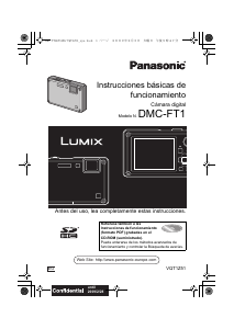 Manual de uso Panasonic DMC-FT1 Lumix Cámara digital