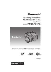 Manual Panasonic DMC-FZ150EB Lumix Digital Camera