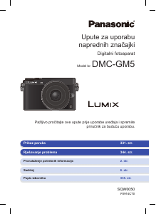 Manual Panasonic DMC-GM5KEF Lumix Digital Camera