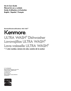 Manual de uso Kenmore 665.13039 Lavavajillas