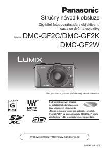 Manuál Panasonic DMC-GF2CEG Lumix Digitální fotoaparát