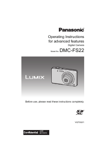 Manual Panasonic DMC-FS22EF Lumix Digital Camera
