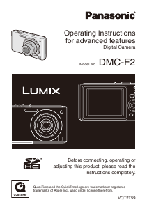Manual Panasonic DMC-F2EB Lumix Digital Camera