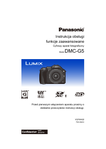 Instrukcja Panasonic DMC-G5EG Lumix Aparat cyfrowy