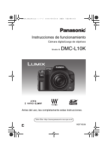 Manual de uso Panasonic DMC-L10K Lumix Cámara digital