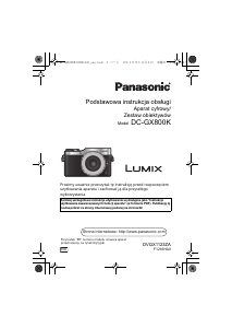 Instrukcja Panasonic DC-GX800K Lumix Aparat cyfrowy