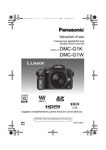 Manuale Panasonic DMC-G1K Lumix Fotocamera digitale