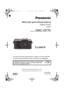 Handleiding Panasonic DMC-GF7KEF Lumix Digitale camera