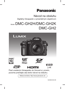 Návod Panasonic DMC-GH2EG Lumix Digitálna kamera