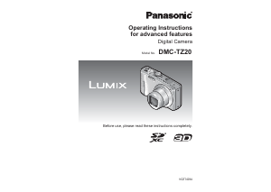 Manual Panasonic DMC-TZ20EP Lumix Digital Camera