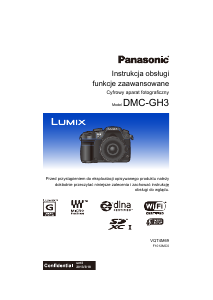 Instrukcja Panasonic DMC-GH3EF Lumix Aparat cyfrowy