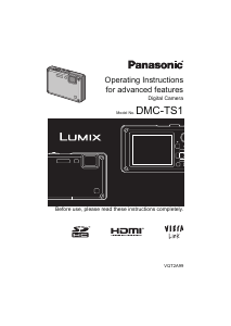 Manual Panasonic DMC-TS1 Lumix Digital Camera