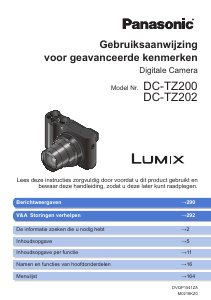 Handleiding Panasonic DC-TZ200EF Lumix Digitale camera