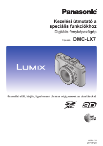 Használati útmutató Panasonic DMC-LX7EB Lumix Digitális fényképezőgép