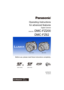 Manual Panasonic DMC-FZ62EG Lumix Digital Camera