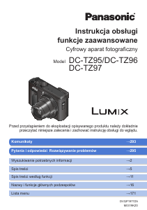 Instrukcja Panasonic DC-TZ96EB Lumix Aparat cyfrowy